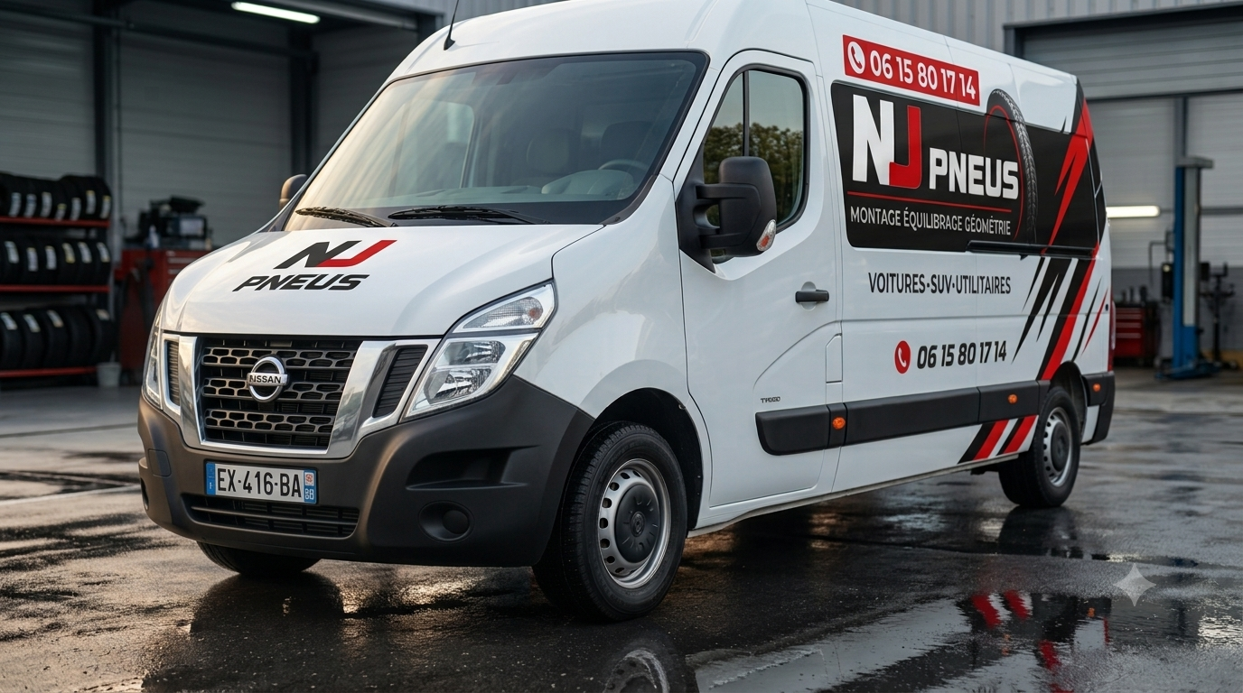 Le camion-atelier NJ Pneus